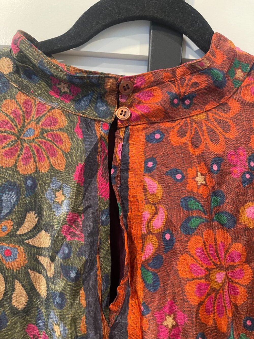FARM Rio Multi Color Maxi Dress from Anthropologie sz 2X $328 - RARE! - Picture 5 of 7
